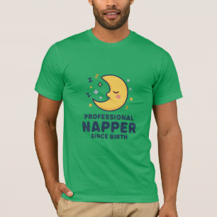 Camiseta Dorminhoco Profissional Desde o Nascimento Lua Fof