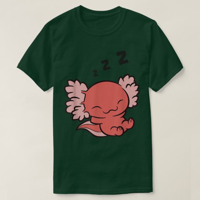 Camiseta Dormir Aolotl Preguiçosos (Frente do Design)