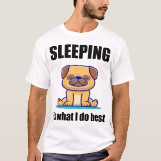 Camiseta Dormir Com Sono É O Que Faço Melhor
