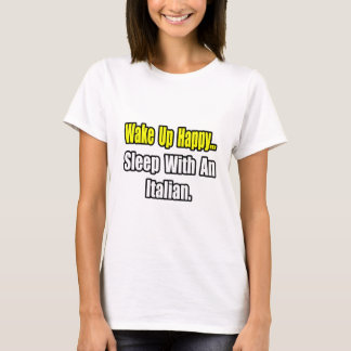 Camiseta Dormir com um italiano
