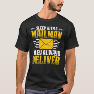 Camiseta Dormir Com Um Trabalhador Postal Posto Homem-Corre