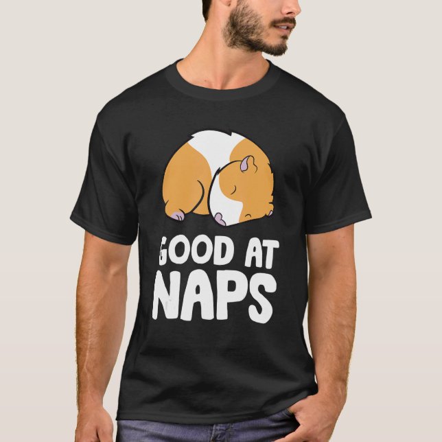 Camiseta Dormir De Guiné Boas Em Noites Amarrando Guiné Pi (Frente)