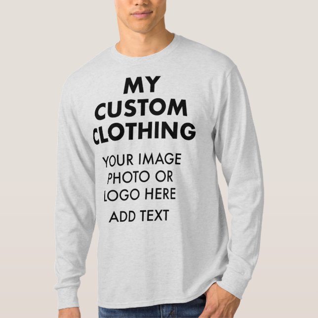 Camiseta DORMIR DE LONGA DURAÇÃO DOS HOMENS Personalizados  (Frente)