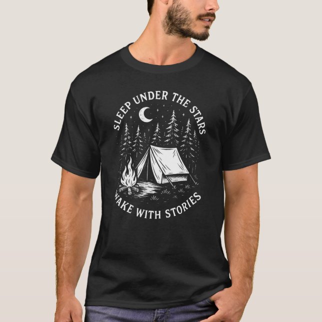 Camiseta Dormir Debaixo das Estrelas (Frente)