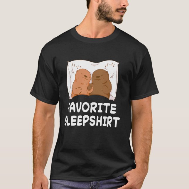 Camiseta Dormir Dormir Noite de Pajama (Frente)