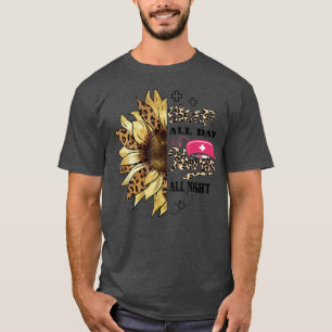 Camiseta Dormir Durante Todo O Dia Enfermeiro Pediátrico Du