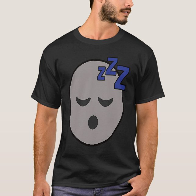 Camiseta Dormir Emote Legal Face Design de Nápoles Z' (Frente)