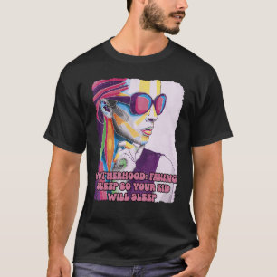 Camiseta Dormir Falsamente Para Que O Miúdo Durma A Mãe Jog