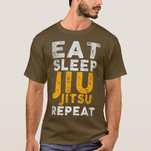 Camiseta Dormir Jiu Jitsu Repetir