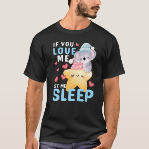 Camiseta Dormir Koala Idea Animal Bonito Para Quem Ama Koa