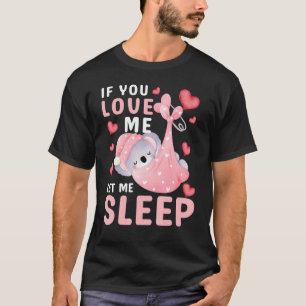 Camiseta Dormir Koala Idea Animal Bonito Para Quem Ama Koa