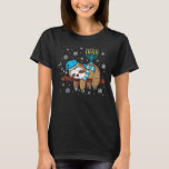 Camiseta Dormir Lama Menorah Hanukkah Chanukah Jewish Pa<br><div class="desc">Dormir Leve Menorah Hanukkah Chanukah Jewas</div>