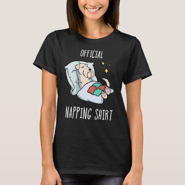 Camiseta Dormir Mole Revestida De Roda Terrier Pijamas (Frente)