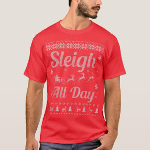 Camiseta Dormir O Dia Todo Feio Docinho De Natal Engraçado