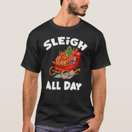 Camiseta Dormir O Dia Todo - Natal Engraçado