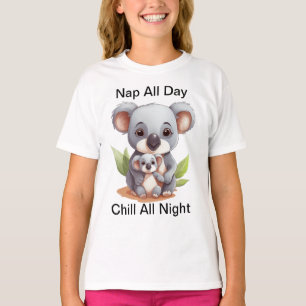 Camiseta Dormir O Dia Todo Relaxa A Noite Toda - Cartografi