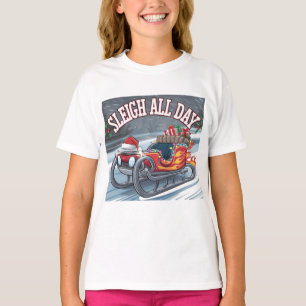 Camiseta Dormir o dia todo: Turbo Ride dos Papais noeis