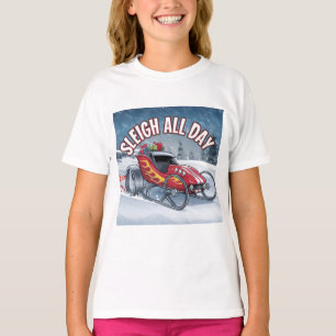 Camiseta Dormir o dia todo: Turbo Ride dos Papais noeis