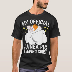 Camiseta Dormir Oficial Pajama Naps PJ Guiné Pig