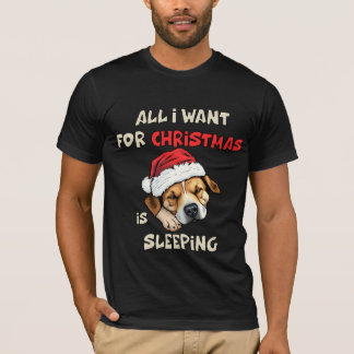 Camiseta Dormir, pãozinho de Natal, design