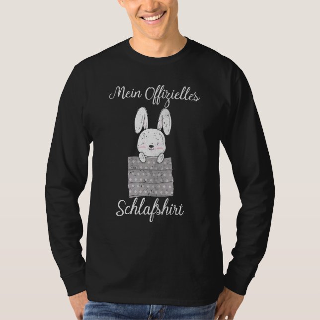 Camiseta Dormir Pijamas Roupa Noturna Coelho (Frente)