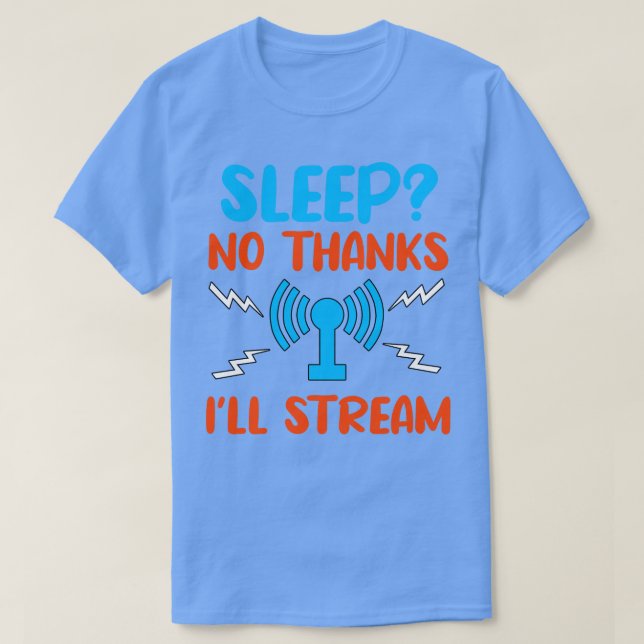 Camiseta Dormir Sem Obrigados Eu Irei Fluir (Frente do Design)