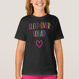 Camiseta Dormir sobre o esquadrão VIP Sleepover Squad Slum