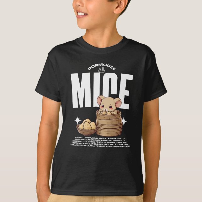 Camiseta Dormouse - ratos (Frente)