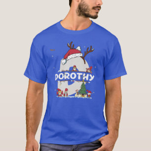 Camiseta Dorothy Christmas w Dorothy Name para o Natal engr