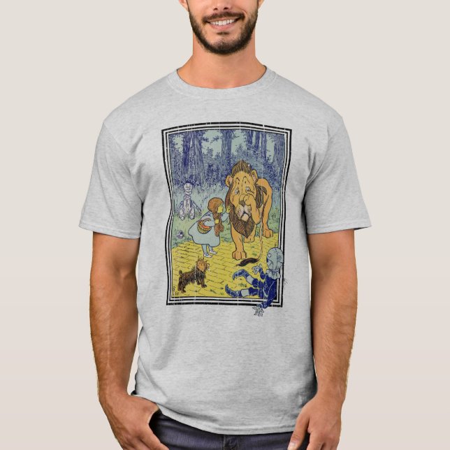 Camiseta Dorothy e seus amigos do Feiticeiro de Oz (Frente)