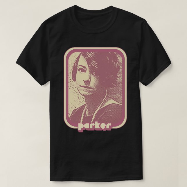 Camiseta Dorothy Parker Retro Fan Art Design (Frente do Design)