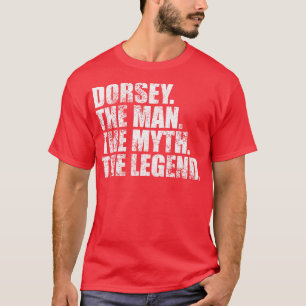 Camiseta DorseyDorsey Nome da família Dorsey sobrenome Dors