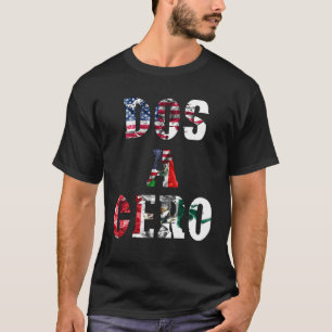 Camiseta Dos A Cero USMNT Vs MEXICO Game Engraçado Design 