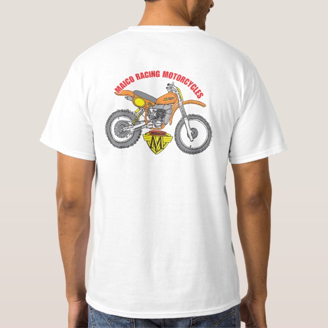 Camiseta dos desenhos animados do motocross de