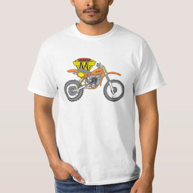 Camiseta dos desenhos animados do motocross de, desenhos de