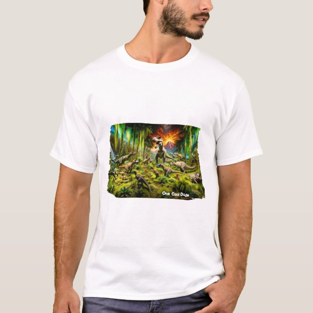 Camiseta dos dinossauros (Frente)