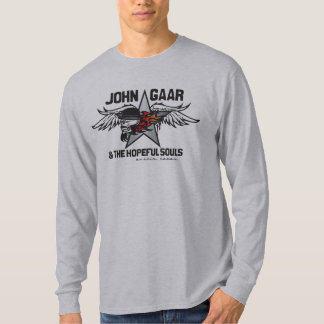 Camiseta Dos homens flamejantes do crânio de John Gaar Capa