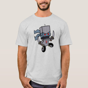 Camiseta Dos homens grandes do logotipo dos robôs do