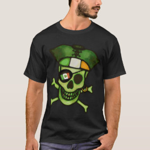 Camiseta Dos homens irlandeses engraçados do crânio do di