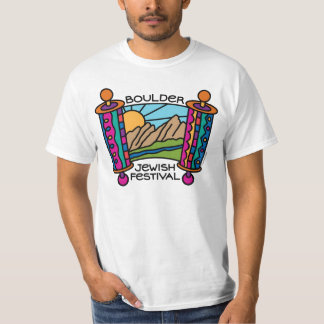 Camiseta Dos homens judaicos do festival de Boulder T