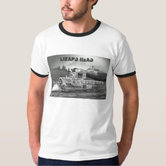 Camiseta Dos homens principais de Railfan do lagarto o