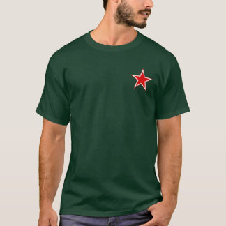 Camiseta Dos homens vermelhos da estrela da aviação