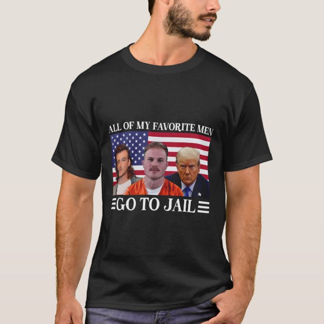 Camiseta Dos Meus Homens Favoritos Ir Para O Armário 1 (Frente)