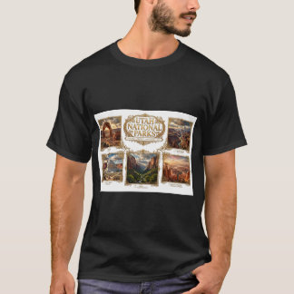 Camiseta dos Mighty Five Parques Nacionais de Utah