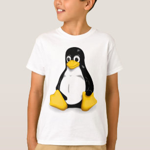 Camiseta dos miúdos de Linux Tux