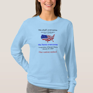 Camiseta Dos "nós superar-nos-emos" "superamos" a parte