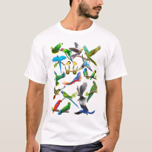 Camiseta Dos papagaios t-shirt abundante