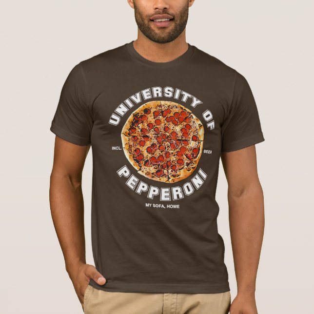 Camiseta dos Pepperoni (camisa escura) (Frente)