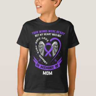 Camiseta Dosagem Roxa No Dia Da Consciência Em Memória M