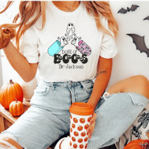 Dose de Boos Médico Personalizado Halloween Engraç